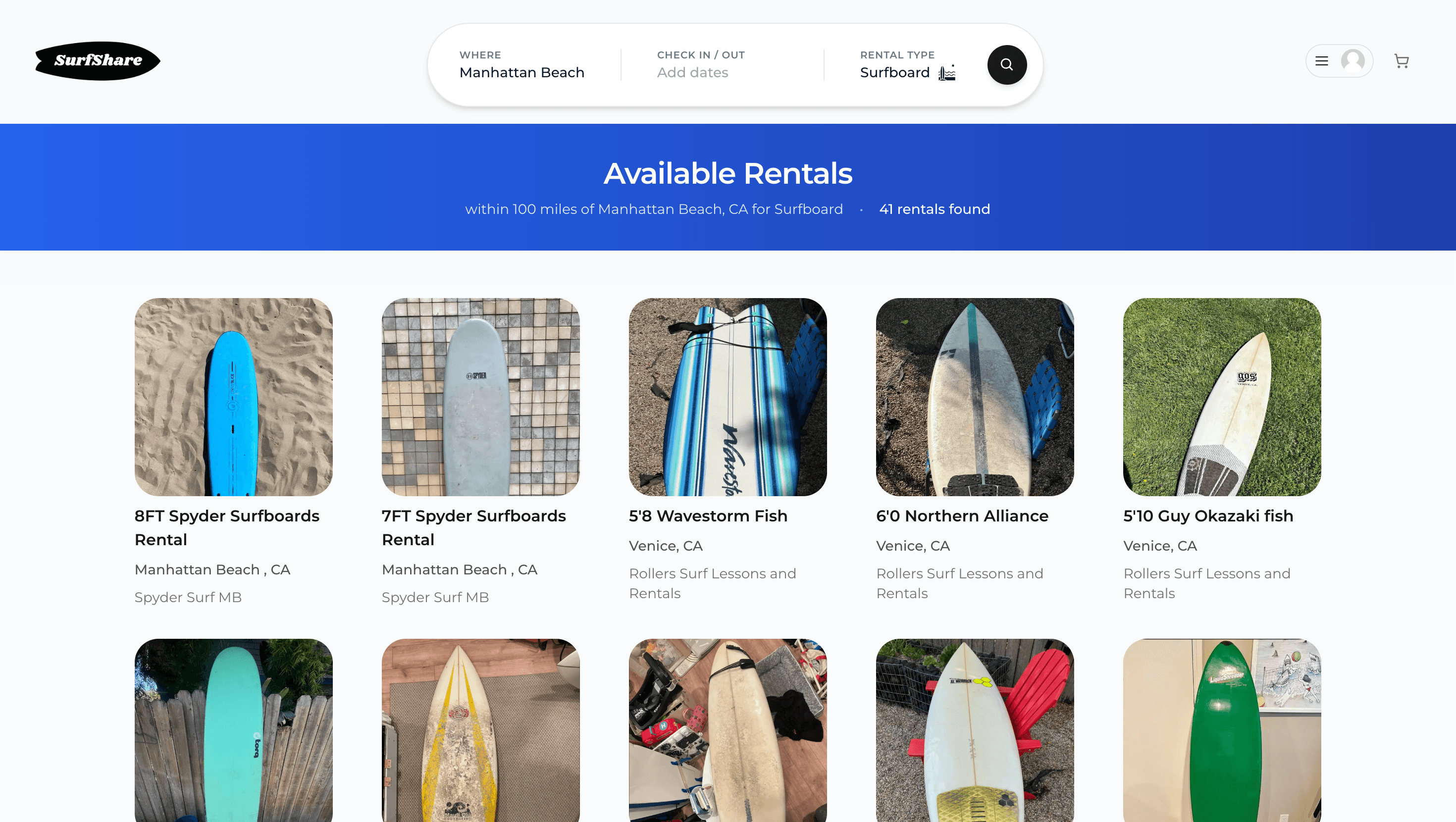 Rental Marketplace Preview