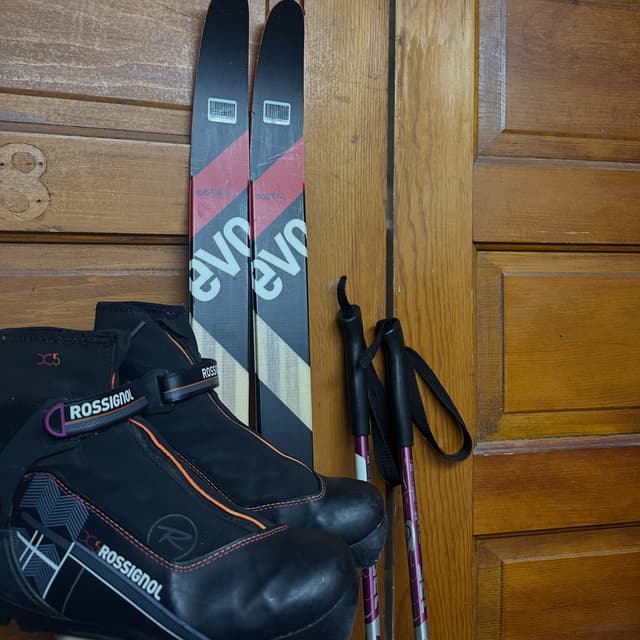 Cross Country Metal edge Touring Package (Skis, Boots, & Poles)